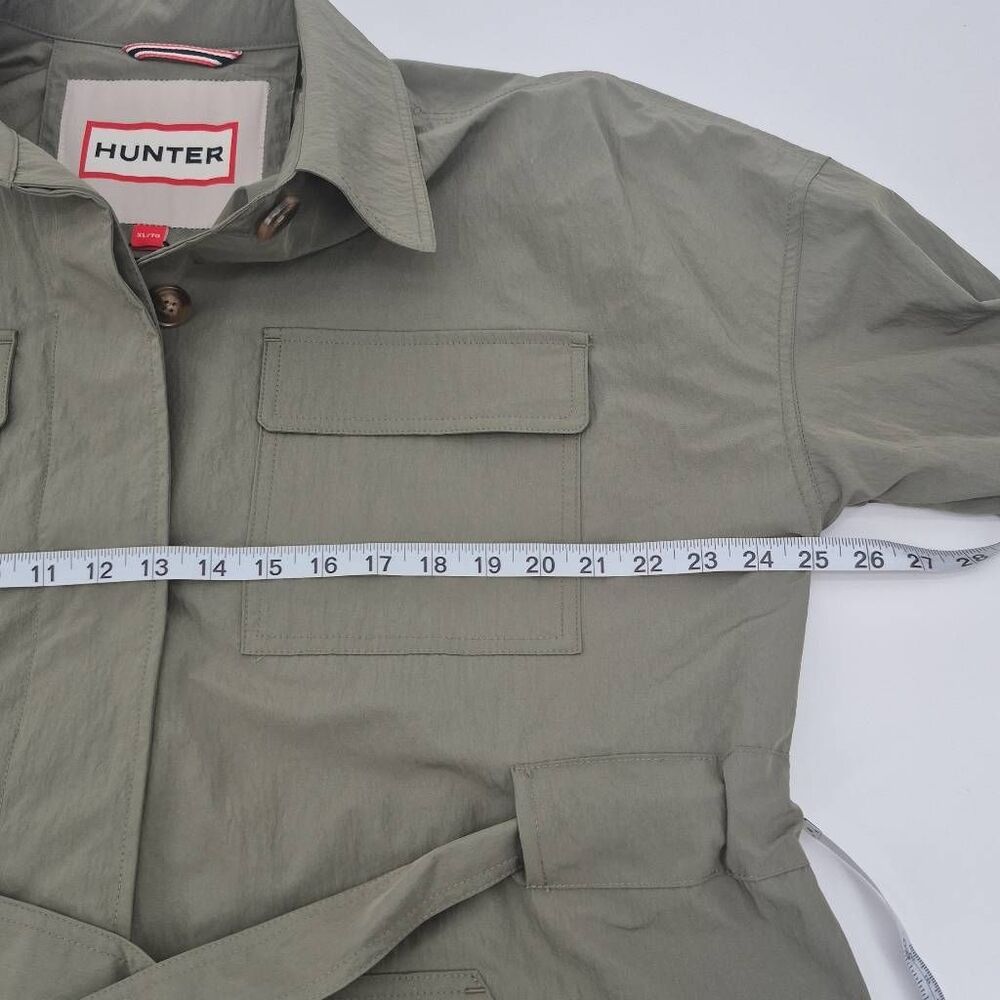 Hunter Patti Belted Utility Trench Coat Women's Size XL - Picture 6 of 8